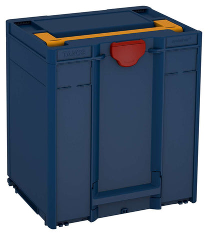 Systainer³ M 437, Sapphire Blue with Daffodil Yellow lid handle and Carmine Red catches