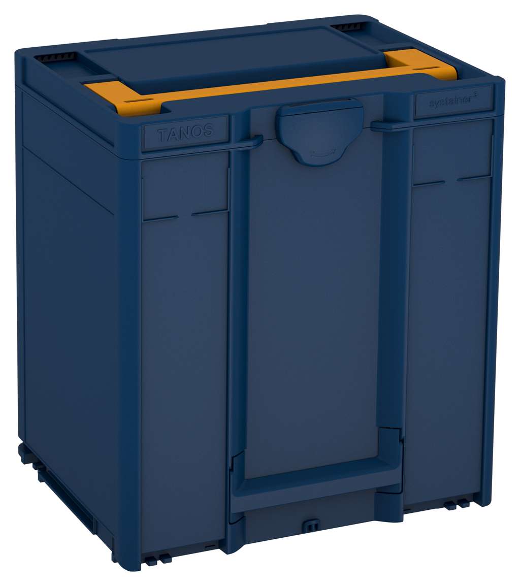 Systainer³ M 437, Sapphire Blue with Daffodil Yellow lid handle