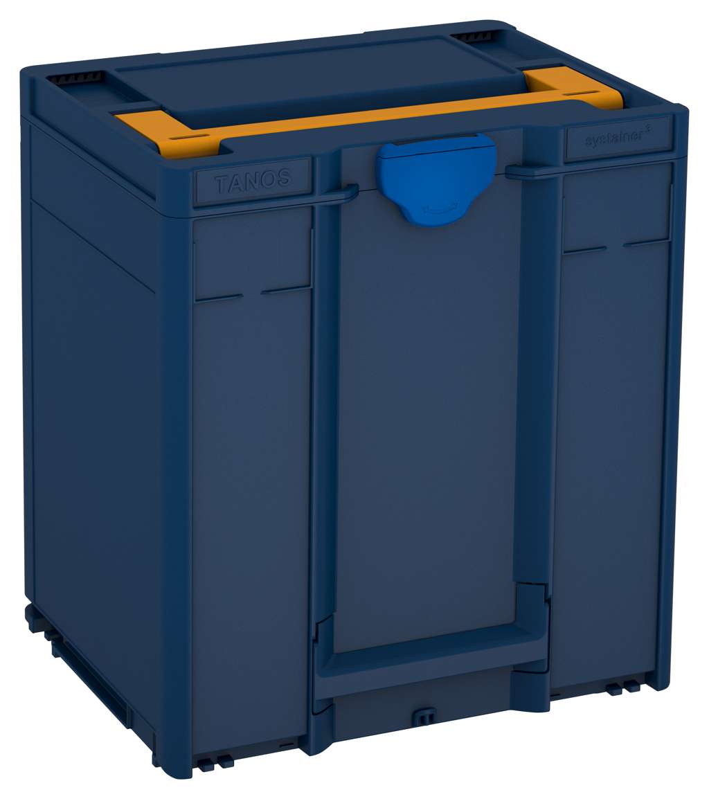 Systainer³ M 437, Sapphire Blue with Daffodil Yellow lid handle and Signal Blue catches