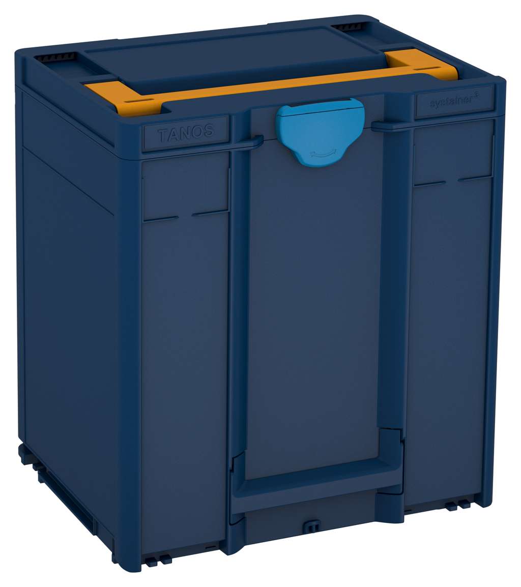Systainer³ M 437, Sapphire Blue with Daffodil Yellow lid handle and Sky Blue catches