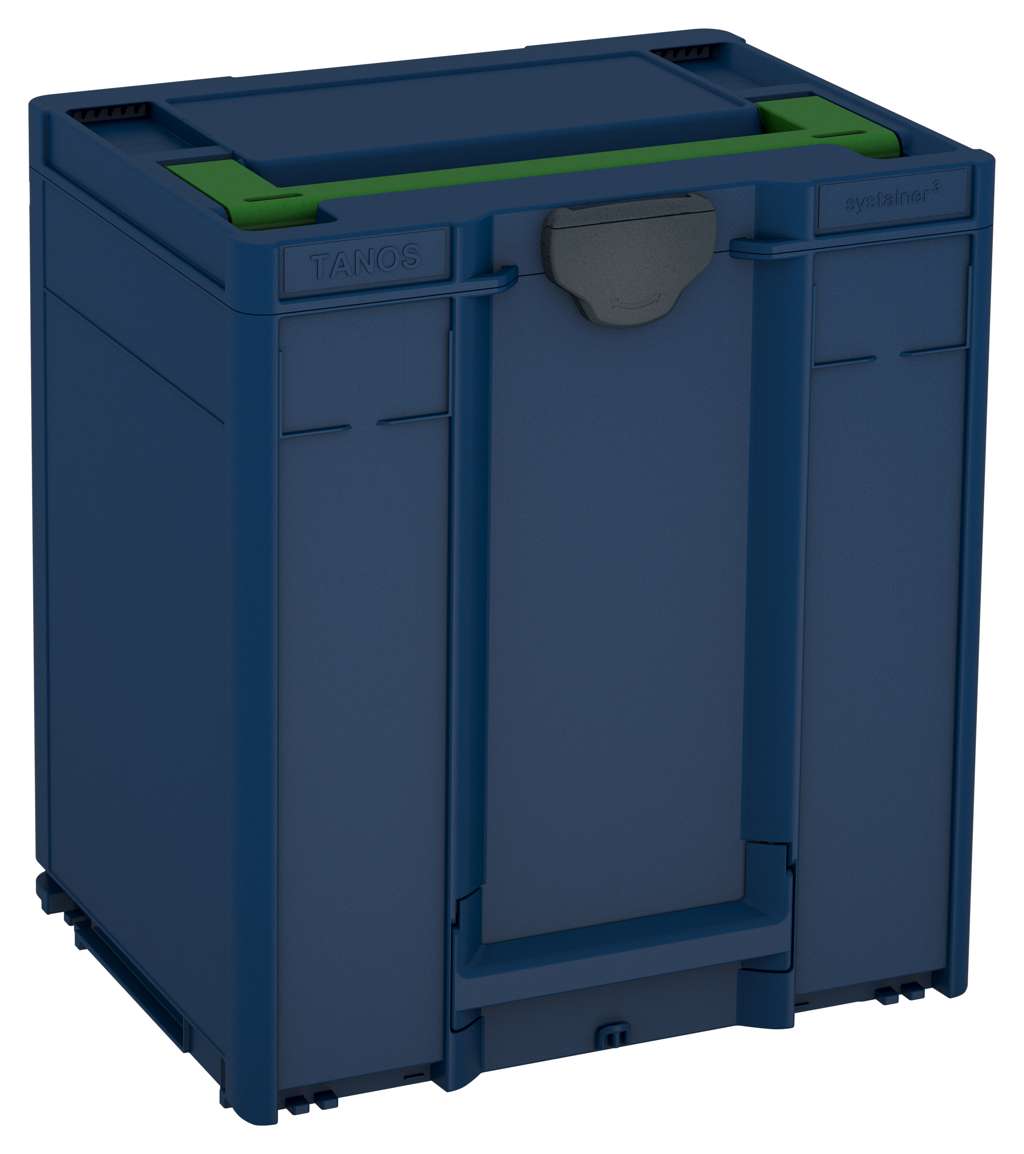 Systainer³ M 437, Sapphire Blue with Emerald Green lid handle and Anthracite catches