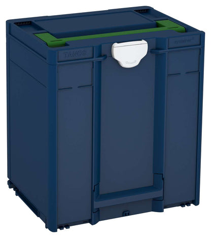 Systainer³ M 437, Sapphire Blue with Emerald Green lid handle and Light Grey catches