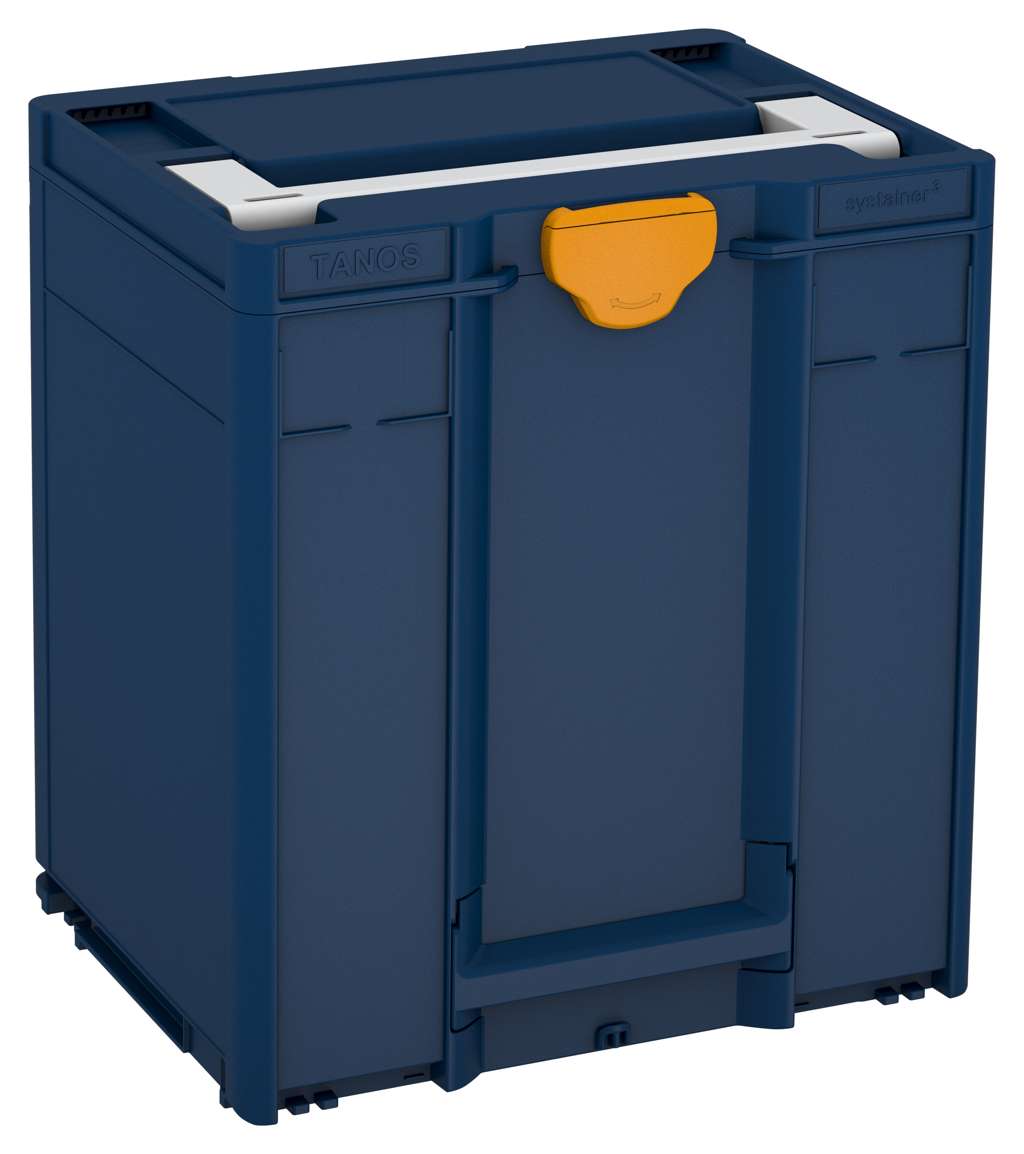 Systainer³ M 437, Sapphire Blue with Light Grey lid handle and Daffodil Yellow catches