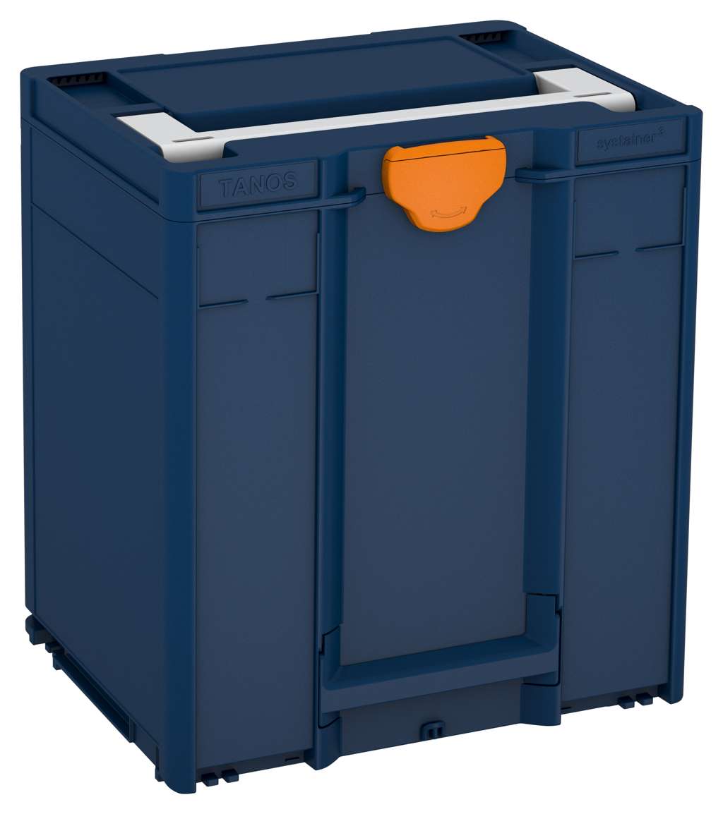 Systainer³ M 437, Sapphire Blue with Light Grey lid handle and Deep Orange catches