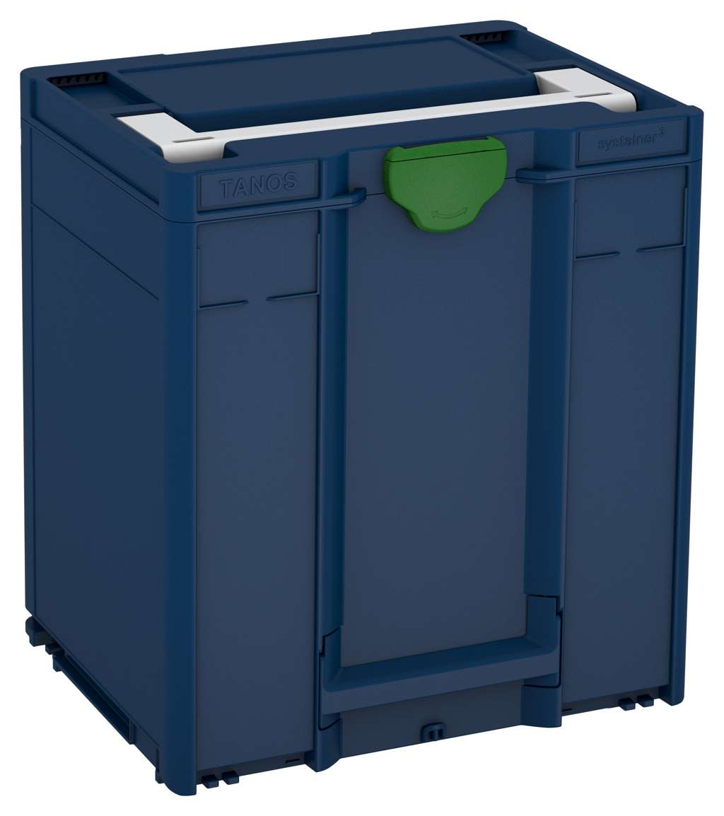 Systainer³ M 437, Sapphire Blue with Light Grey lid handle and Emerald Green catches