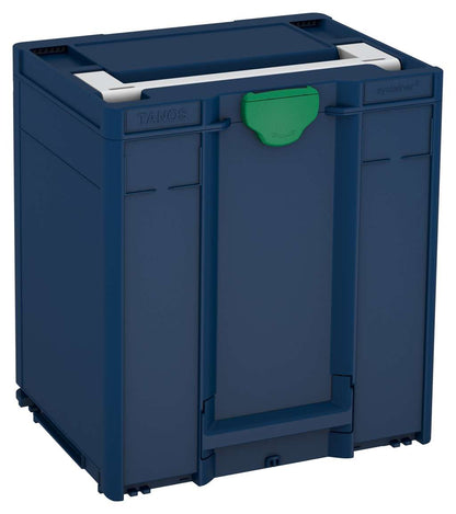 Systainer³ M 437, Sapphire Blue with Light Grey lid handle and Signal Green catches