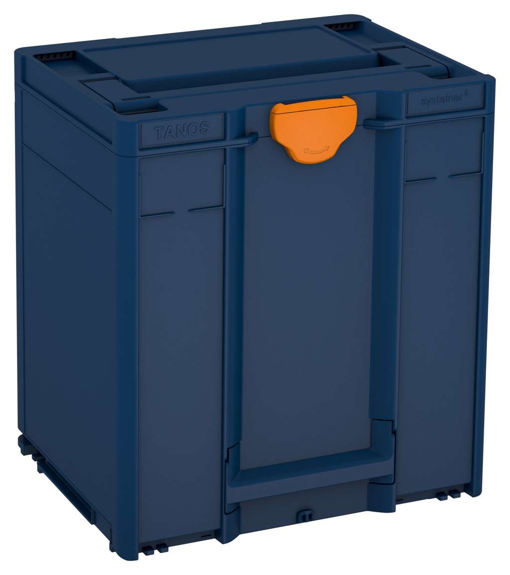 Systainer³ M 437, Sapphire Blue with Deep Orange catches
