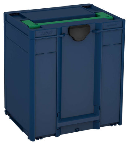 Systainer³ M 437, Sapphire Blue with Signal Green lid handle and Black catches