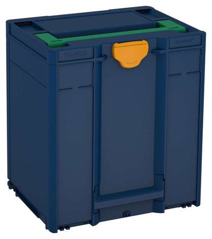 Systainer³ M 437, Sapphire Blue with Signal Green lid handle and Daffodil Yellow catches