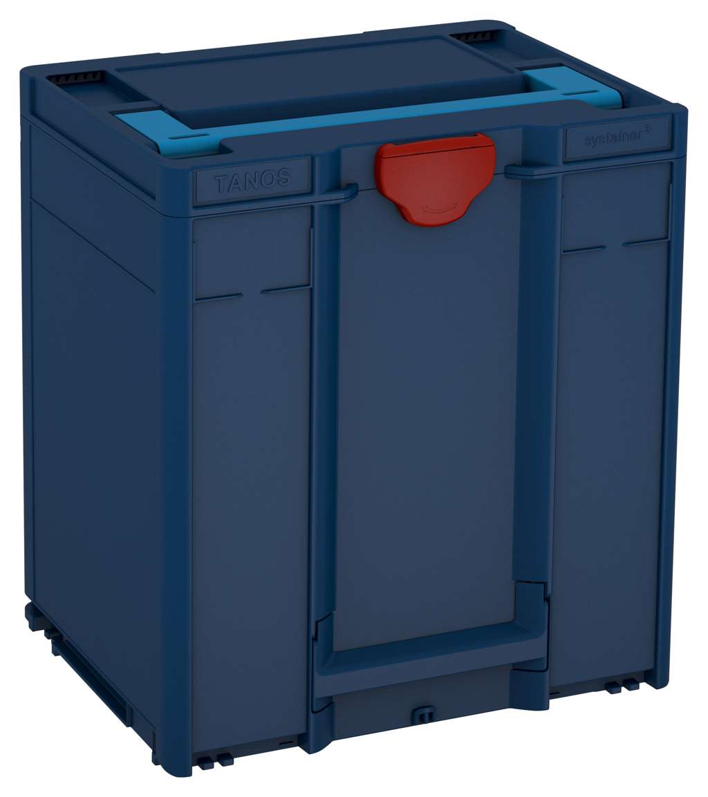 Systainer³ M 437, Sapphire Blue with Sky Blue lid handle and Carmine Red catches