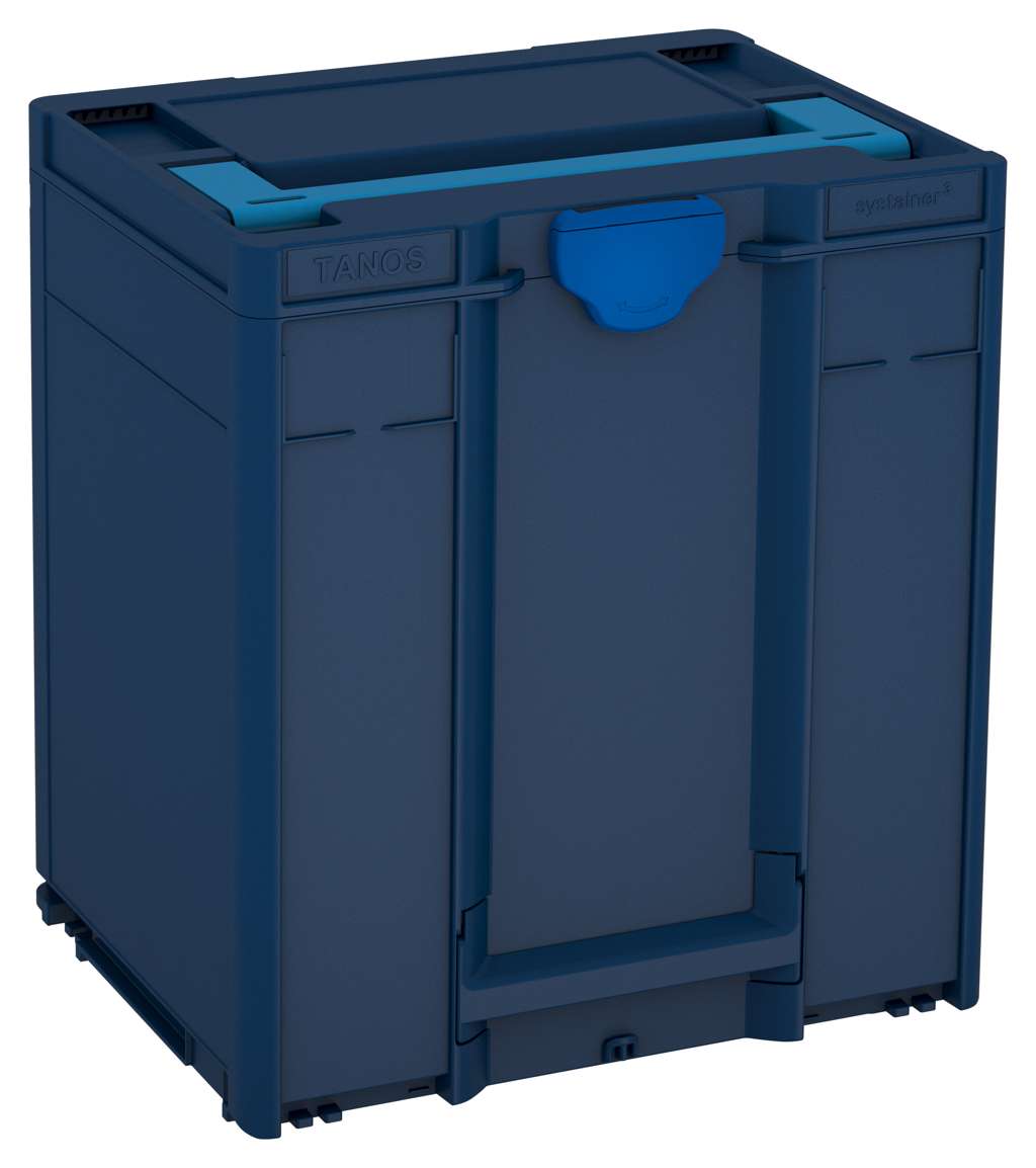 Systainer³ M 437, Sapphire Blue with Sky Blue lid handle and Signal Blue catches