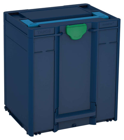Systainer³ M 437, Sapphire Blue with Sky Blue lid handle and Signal Green catches