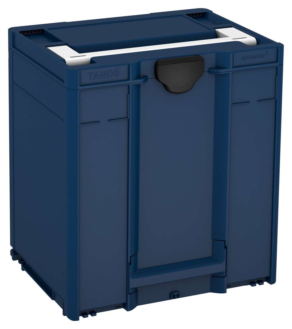 Systainer³ M 437, Sapphire Blue with White lid handle and Black catches