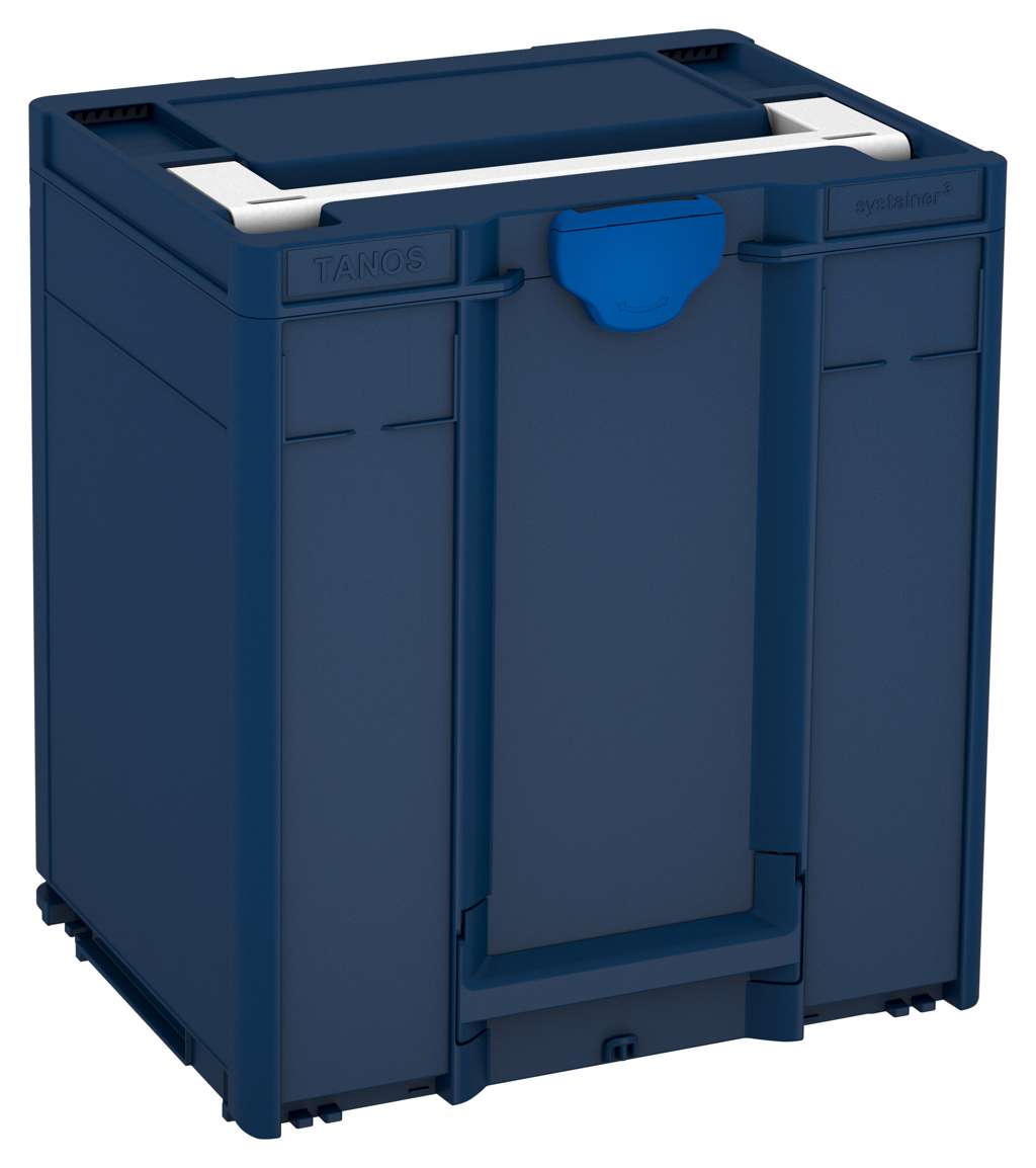 Systainer³ M 437, Sapphire Blue with White lid handle and Signal Blue catches