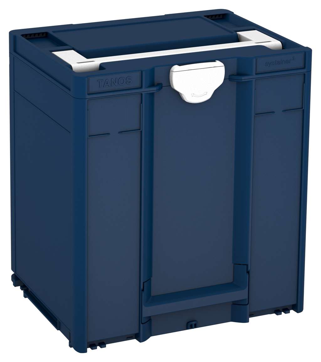 Systainer³ M 437, Sapphire Blue with White lid handle and White catches