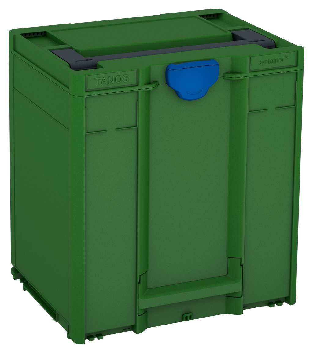 Systainer³ M 437, Emerald Green with Anthracite lid handle and Signal Blue catches