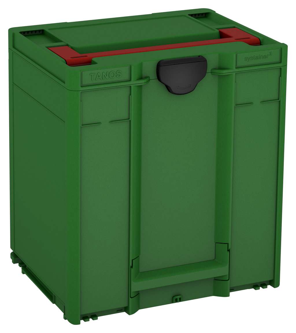 Systainer³ M 437, Emerald Green with Carmine Red lid handle and Black catches