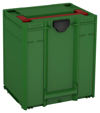 Systainer³ M 437, Emerald Green with Carmine Red lid handle and Black catches