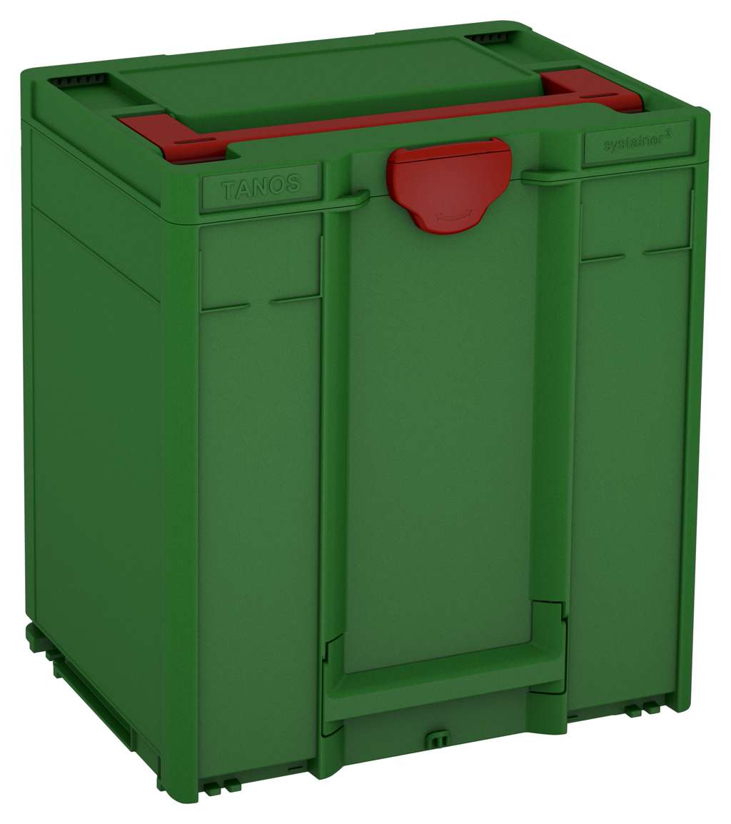 Systainer³ M 437, Emerald Green with Carmine Red lid handle and Carmine Red catches