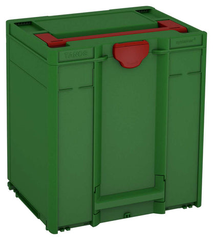 Systainer³ M 437, Emerald Green with Carmine Red lid handle and Carmine Red catches