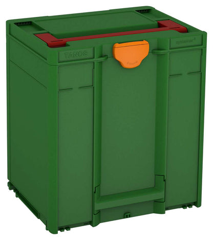Systainer³ M 437, Emerald Green with Carmine Red lid handle and Deep Orange catches