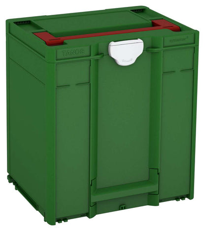 Systainer³ M 437, Emerald Green with Carmine Red lid handle and Light Grey catches