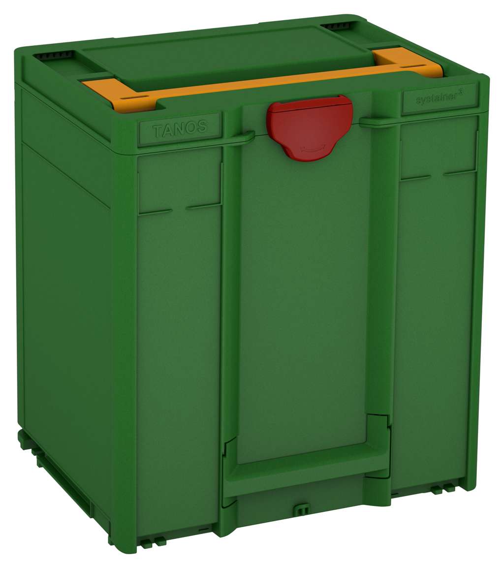 Systainer³ M 437, Emerald Green with Daffodil Yellow lid handle and Carmine Red catches