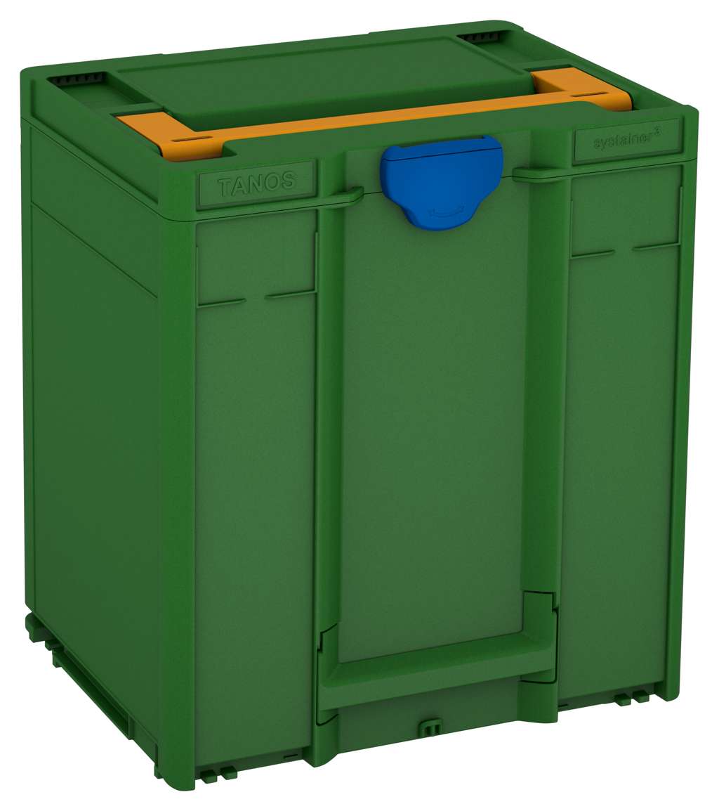 Systainer³ M 437, Emerald Green with Daffodil Yellow lid handle and Signal Blue catches