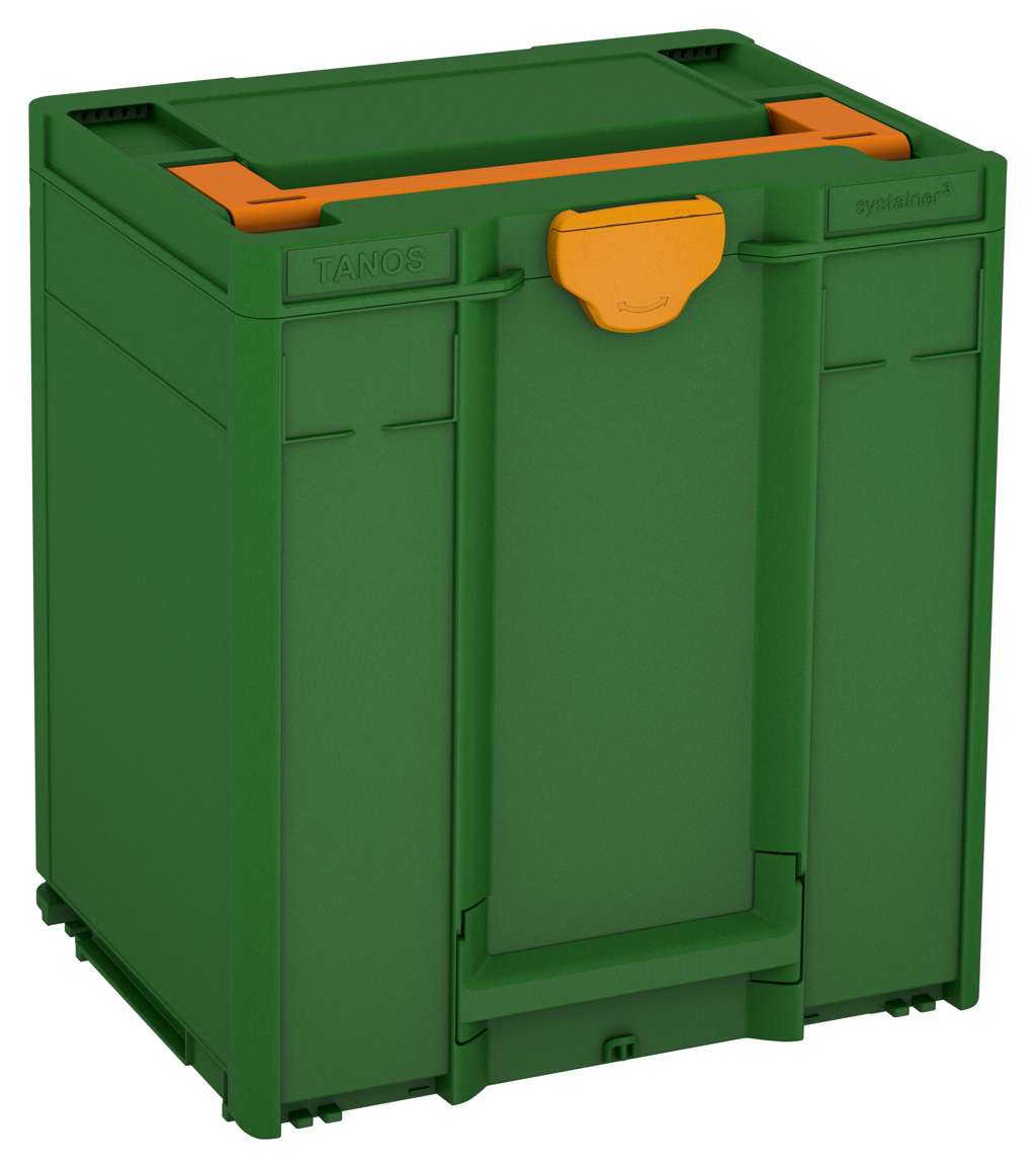 Systainer³ M 437, Emerald Green with Deep Orange lid handle and Daffodil Yellow catches