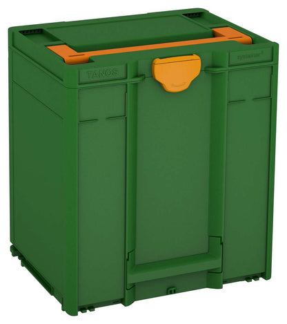 Systainer³ M 437, Emerald Green with Deep Orange lid handle and Daffodil Yellow catches