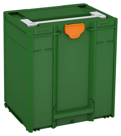 Systainer³ M 437, Emerald Green with Light Grey lid handle and Deep Orange catches