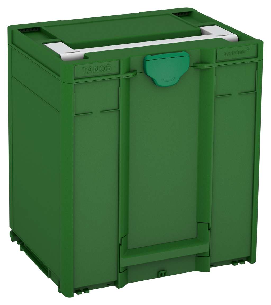 Systainer³ M 437, Emerald Green with Light Grey lid handle and Signal Green catches