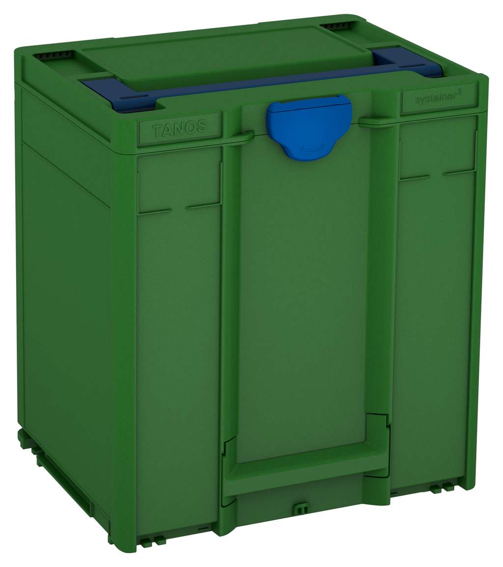 Systainer³ M 437, Emerald Green with Sapphire Blue lid handle and Signal Blue catches