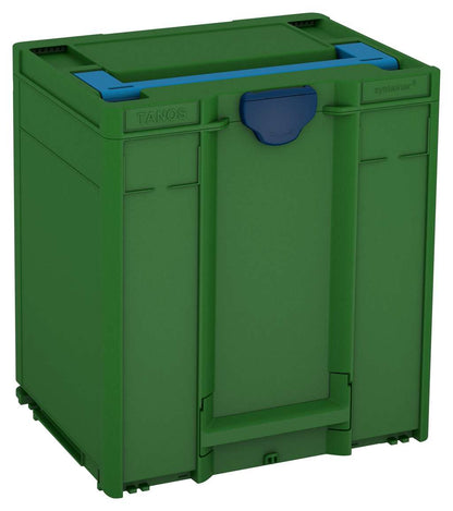 Systainer³ M 437, Emerald Green with Sky Blue lid handle and Sapphire Blue catches