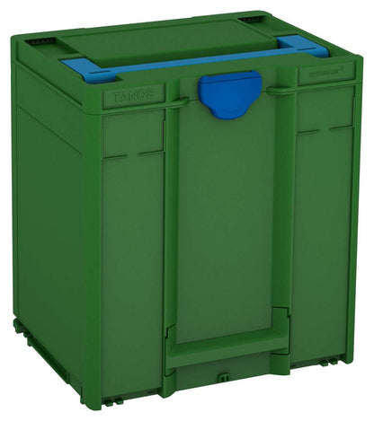 Systainer³ M 437, Emerald Green with Sky Blue lid handle and Signal Blue catches