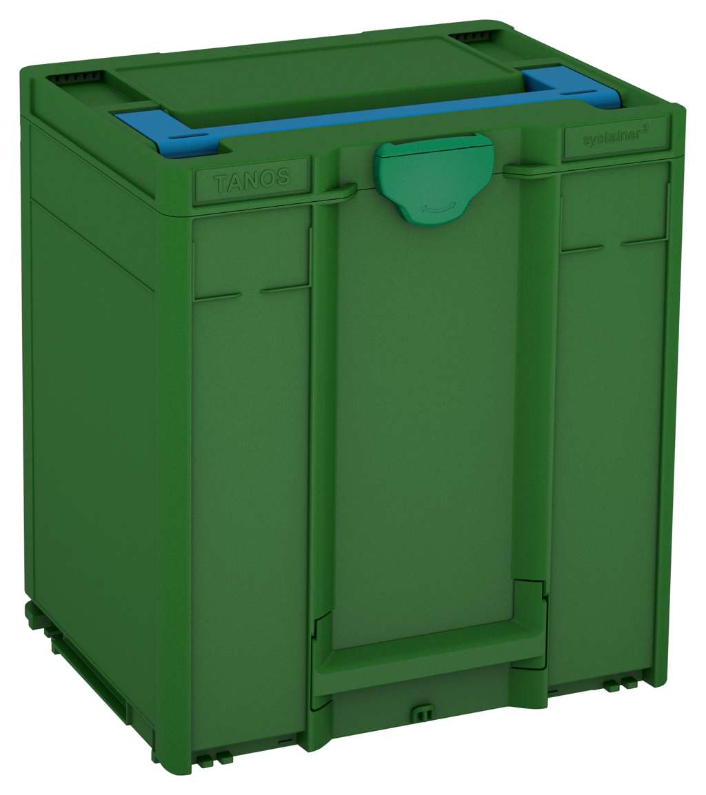 Systainer³ M 437, Emerald Green with Sky Blue lid handle and Signal Green catches