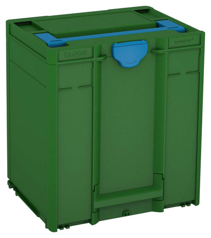 Systainer³ M 437, Emerald Green with Sky Blue lid handle and Sky Blue catches