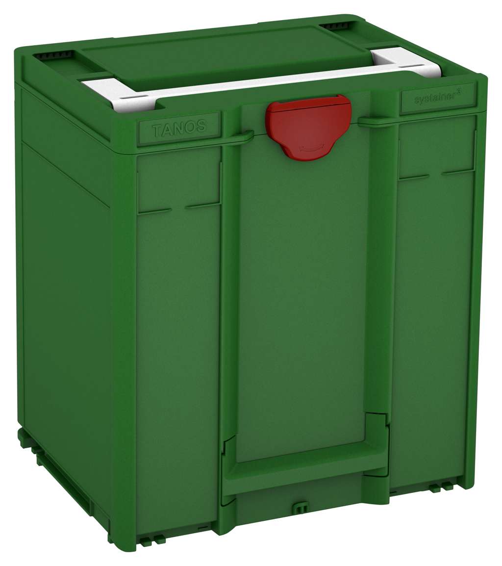 Systainer³ M 437, Emerald Green with White lid handle and Carmine Red catches