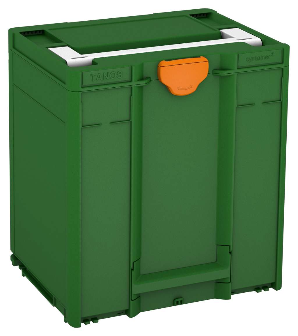Systainer³ M 437, Emerald Green with White lid handle and Deep Orange catches