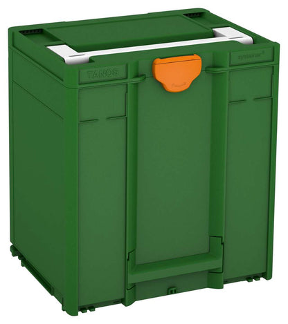 Systainer³ M 437, Emerald Green with White lid handle and Deep Orange catches