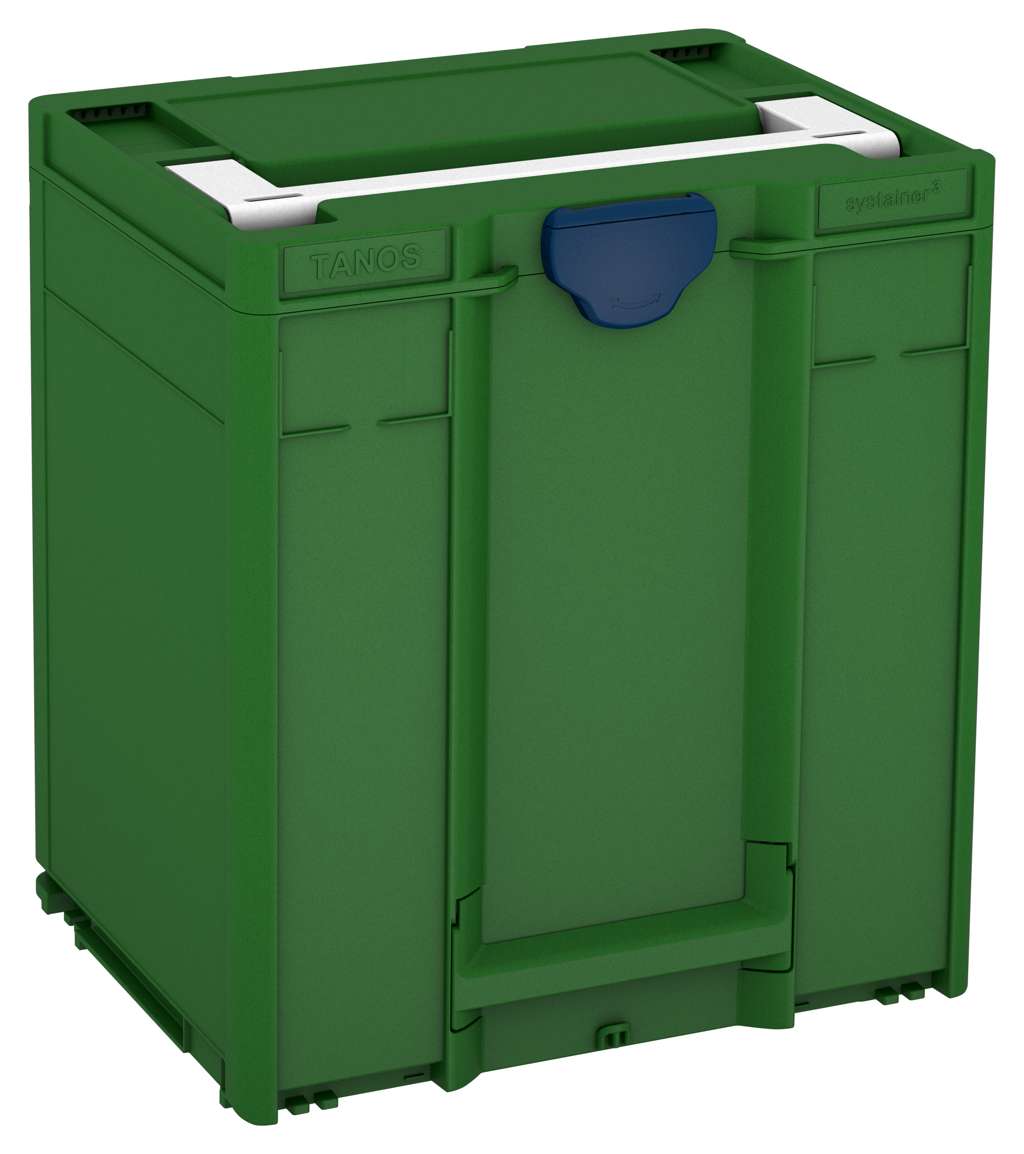 Systainer³ M 437, Emerald Green with White lid handle and Sapphire Blue catches
