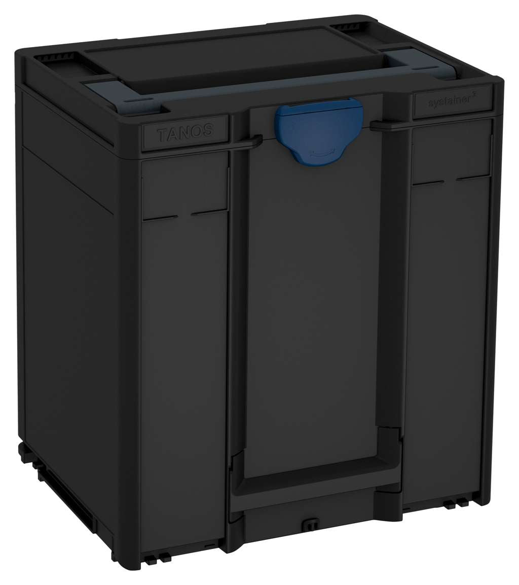 Systainer³ M 437, Black with Anthracite lid handle and Sapphire Blue catches