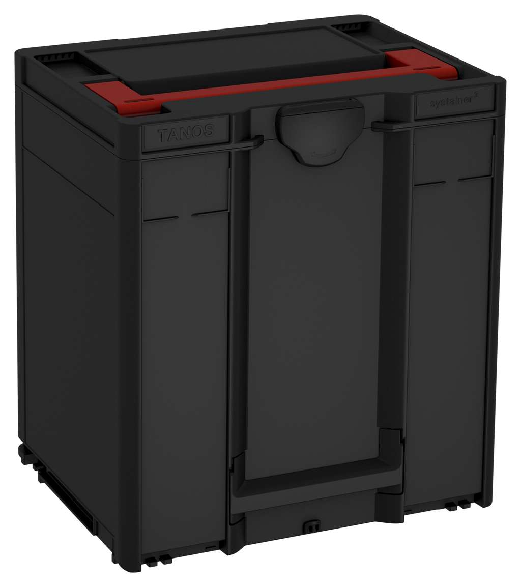 Systainer³ M 437, Black with Carmine Red lid handle