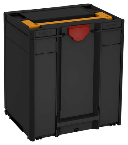 Systainer³ M 437, Black with Daffodil Yellow lid handle and Carmine Red catches