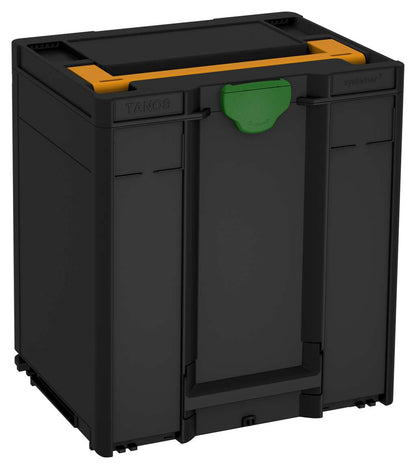 Systainer³ M 437, Black with Daffodil Yellow lid handle and Emerald Green catches