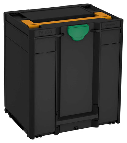 Systainer³ M 437, Black with Daffodil Yellow lid handle and Signal Green catches