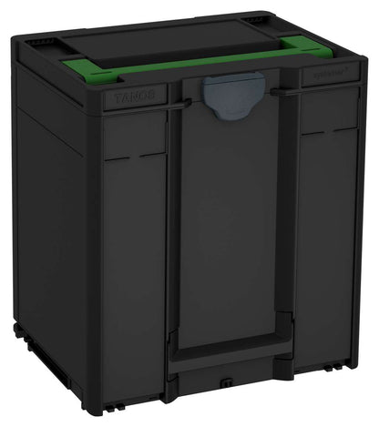 Systainer³ M 437, Black with Emerald Green lid handle and Anthracite catches
