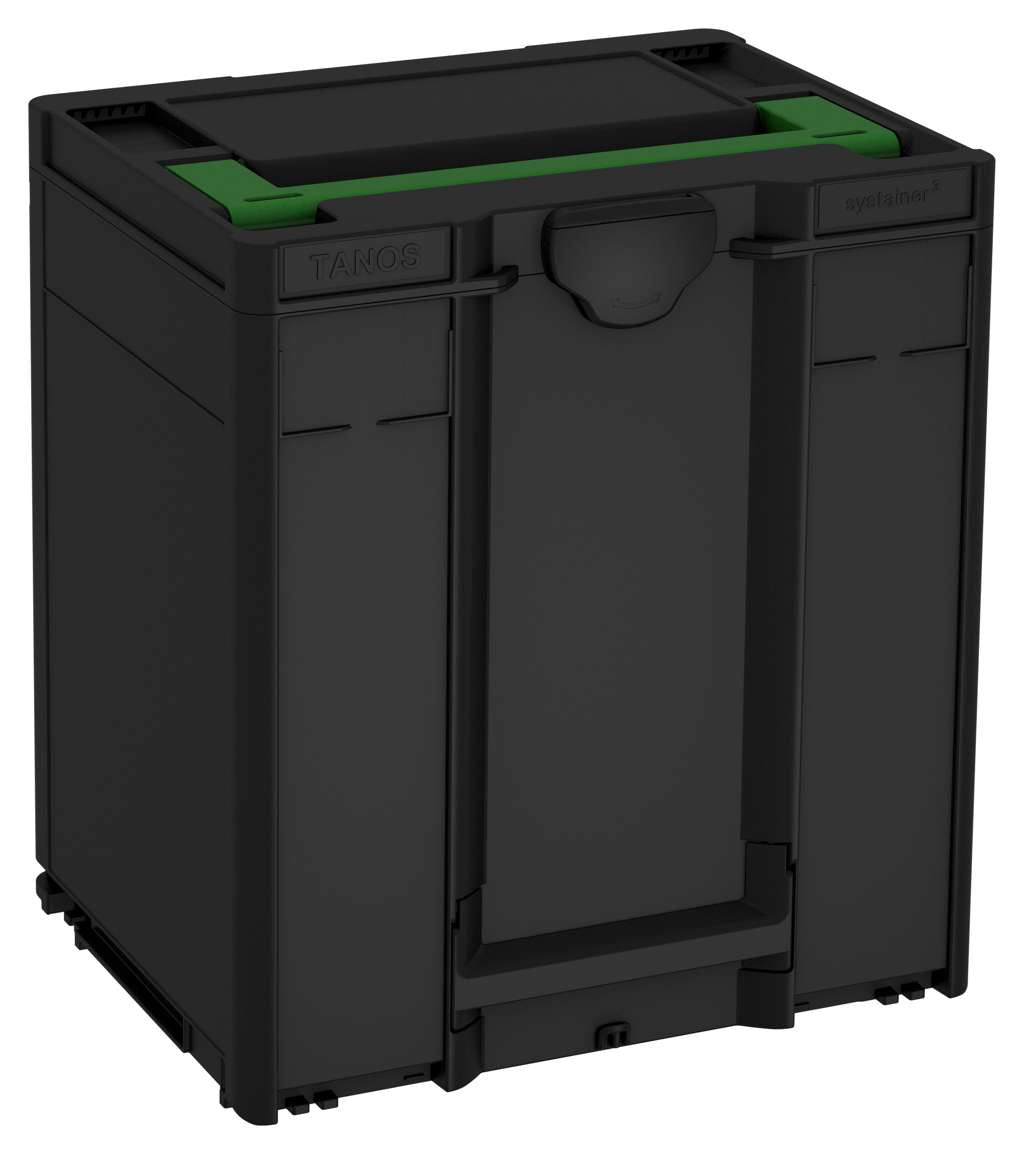 Systainer³ M 437, Black with Emerald Green lid handle