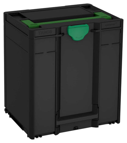 Systainer³ M 437, Black with Emerald Green lid handle and Signal Green catches