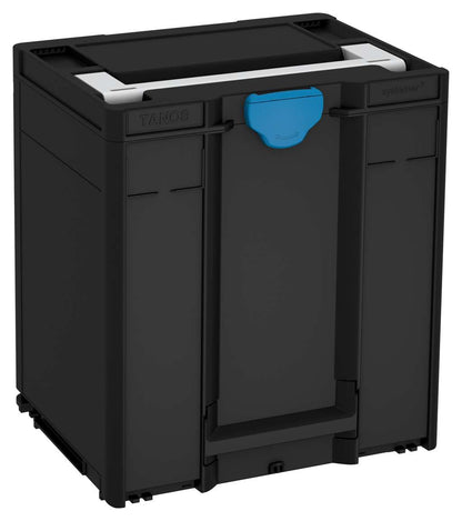 Systainer³ M 437, Black with Light Grey lid handle and Sky Blue catches